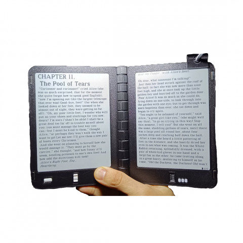 Рідер-розкладачка із двома екранами E-Ink - Diptyx E-Reader